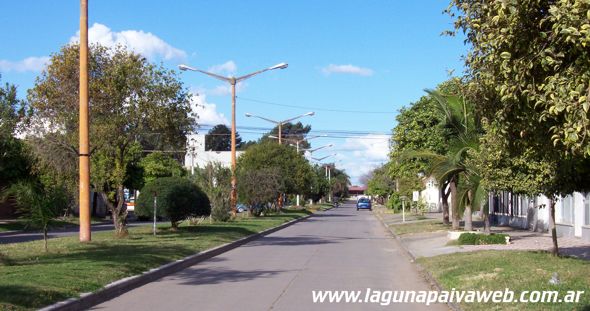 Avenida San Martín de Laguna Paiva